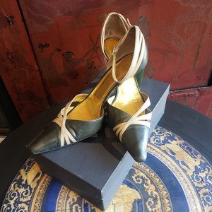 Christian Lacroix Kid Kaky Strappy Sandal Pump